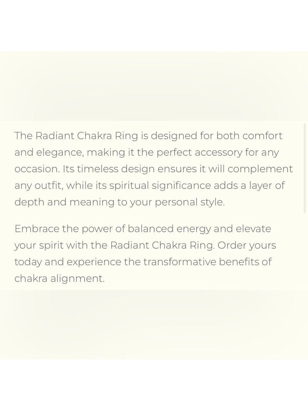 New Silver Chakra Gemstone Ring Adjustable - Picture 8 of 16